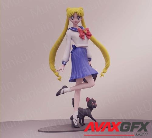 Usagi School v3 – 3D Print