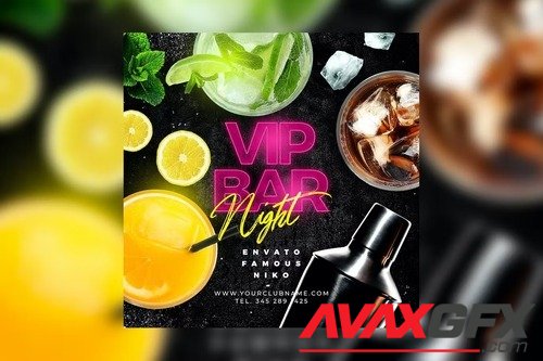 Cocktail Party Flyer XHQ974B