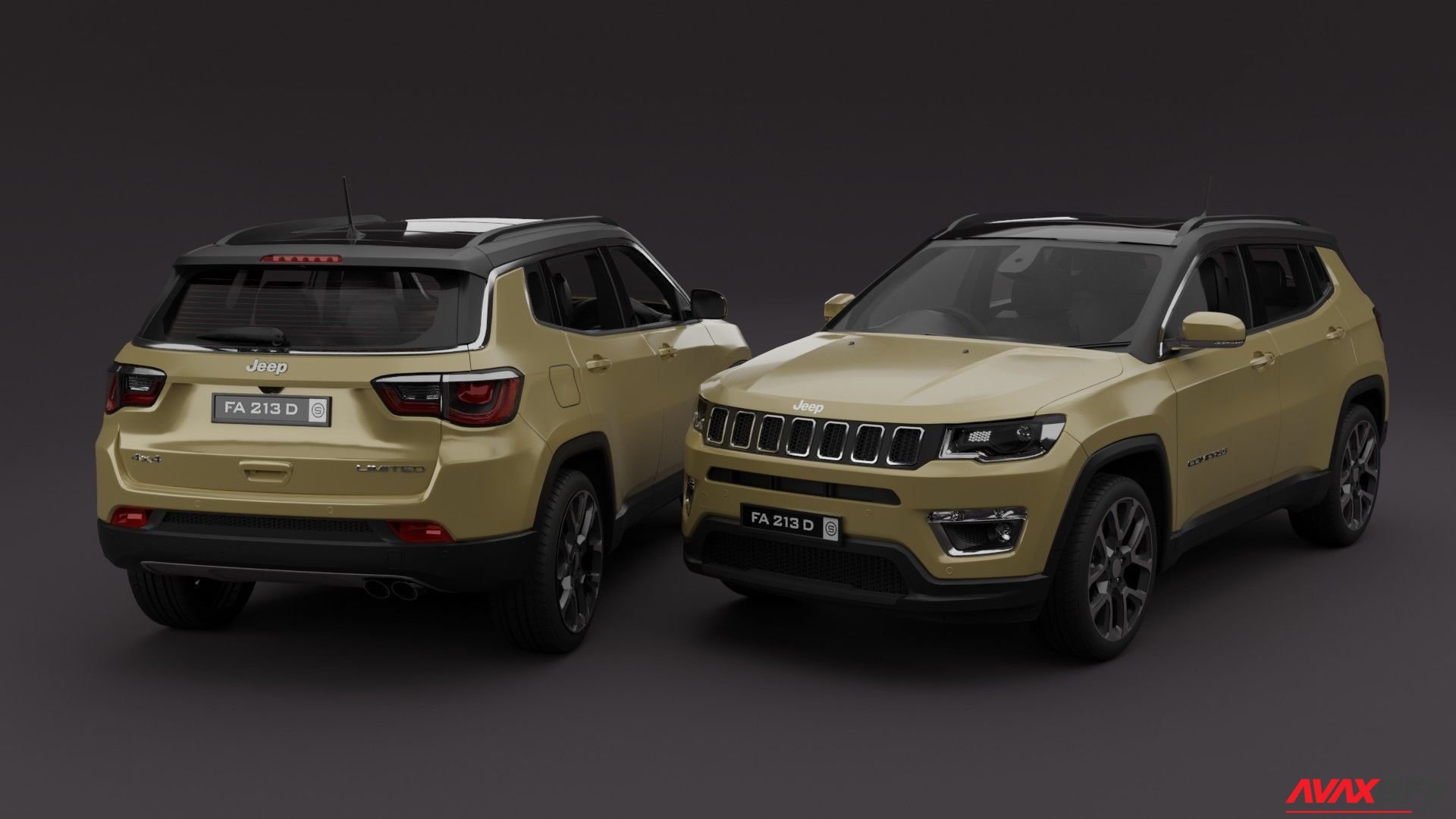 Jeep Compass 2021 3D Model