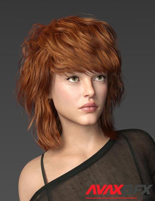 Saint Hair for Genesis 8 and 8.1 Females