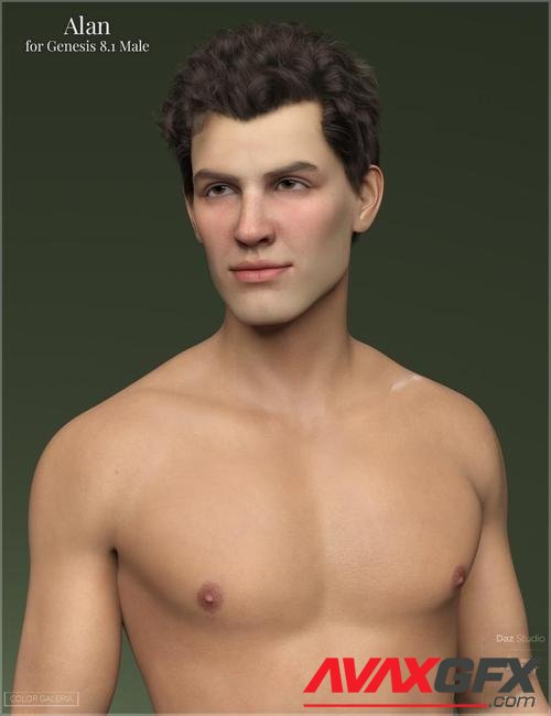 CGI Alan for Genesis 8.1 Male