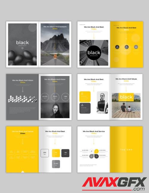 Adobestock - Minimal Black Business Brochure 519656755