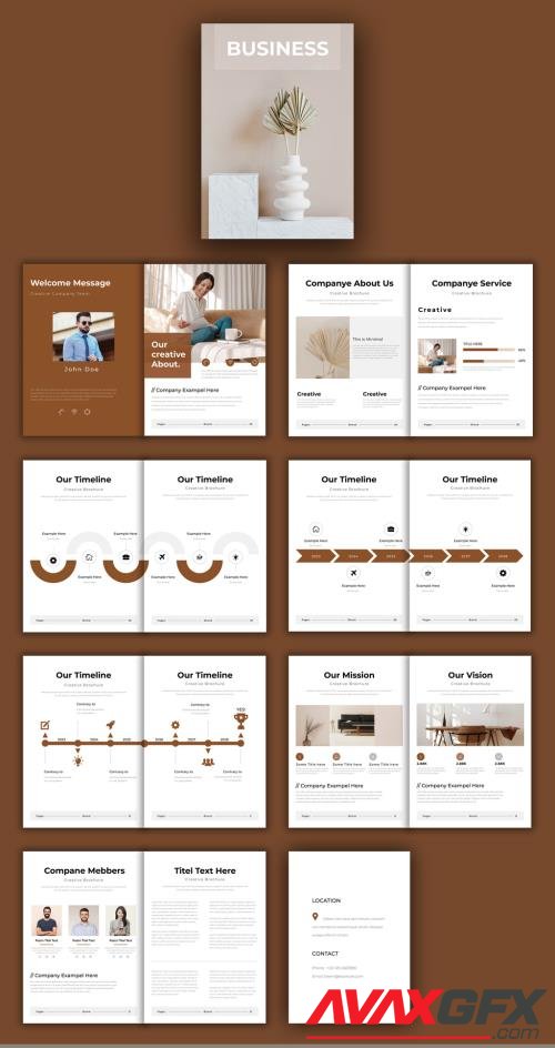 Adobestock - Minimal Business Brochure 519656748