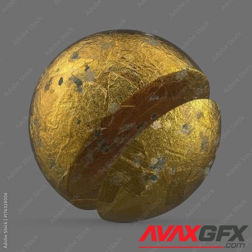 Adobestock - Damaged gold leaf 1 176328006