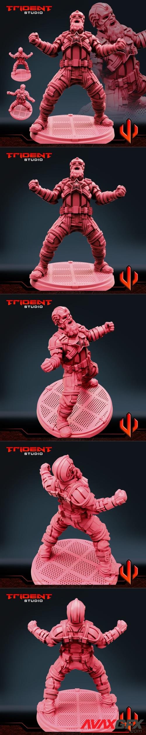 RED DADDY B NO SHIELD – 3D Print