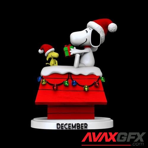 Snoopy December – 3D Print