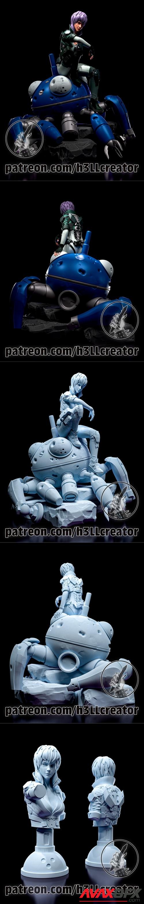H3LL Creator - Motoko – 3D Print
