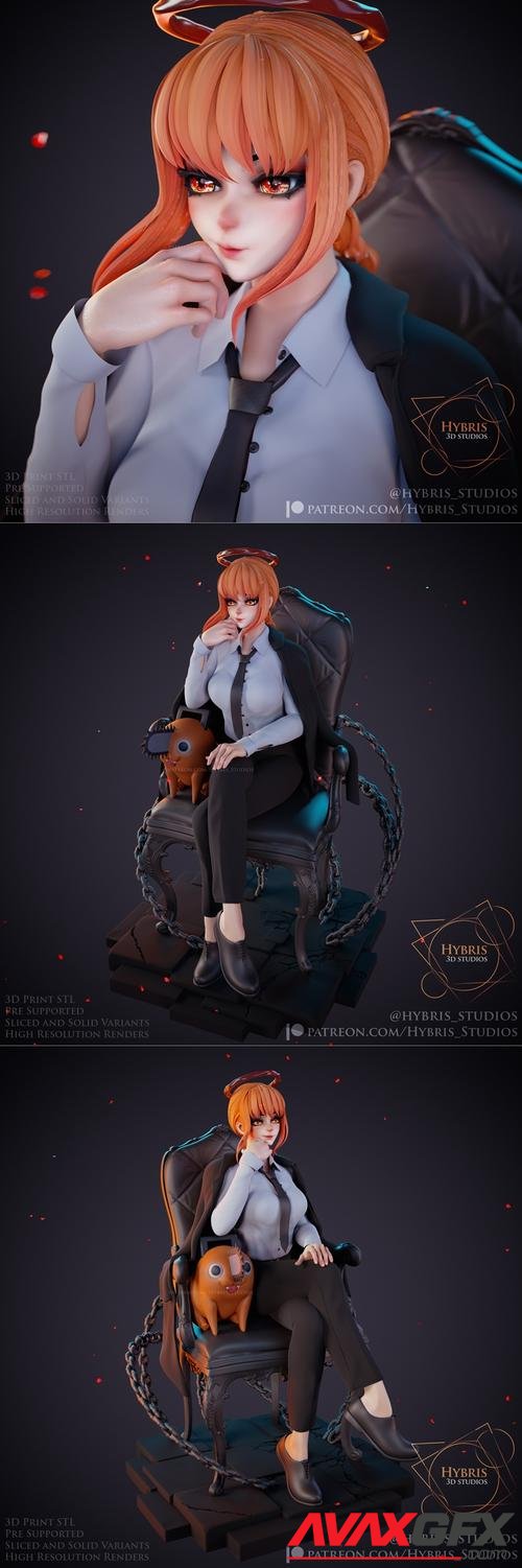 Makima - Chainsaw man - Hybris Studios – 3D Print