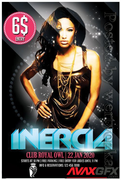 Inercia Psd Flyer Design