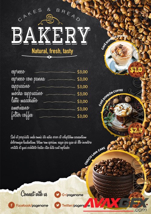 Coffee Shop Psd Flyer Design