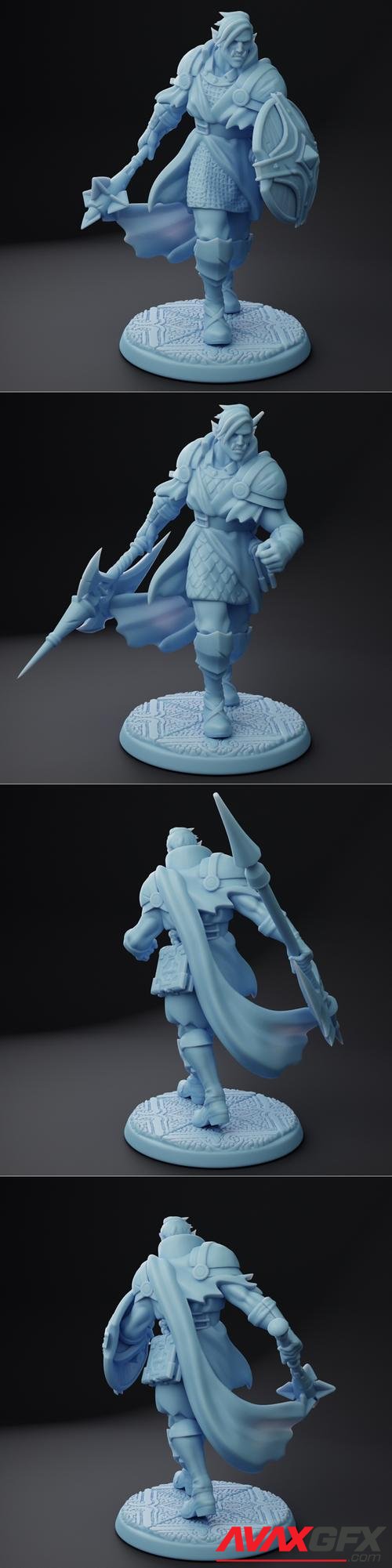 Oaken Hollow Heroes 2 - Denthir – 3D Print