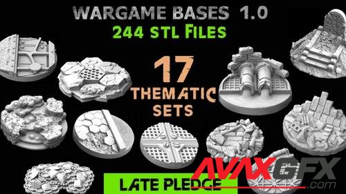 Wargame Base Toppers v1.0 – 3D Print