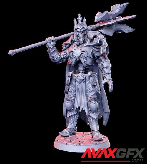 Okharon (undead warrior king) – 3D Print