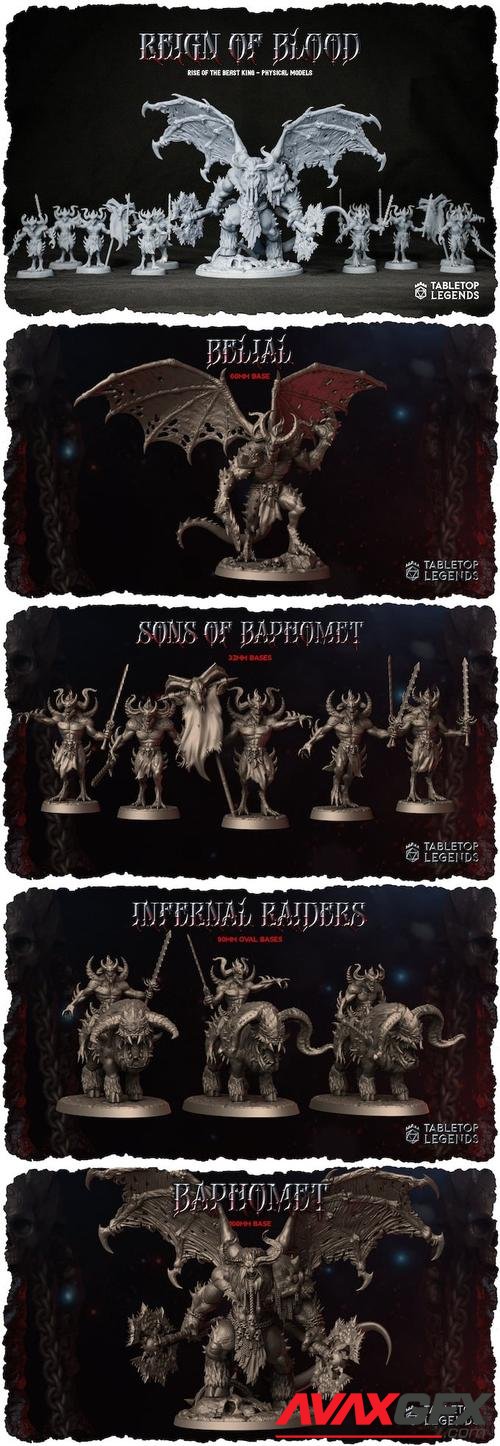 Tabletop Legends - Reign of Blood – 3D Print