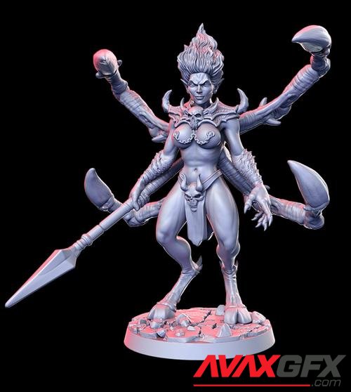 Uvelle the Heartpiercer (spear demon) – 3D Print