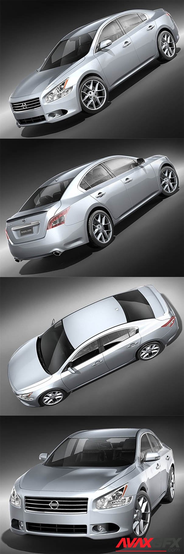 Nissan Maxima 2009 3D Model