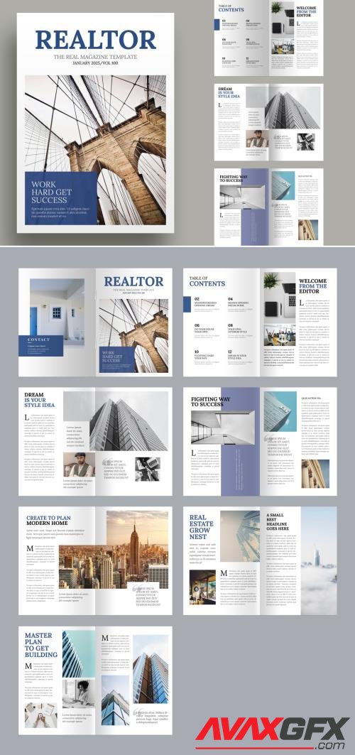 Adobestock - Magazine Layout 520844277