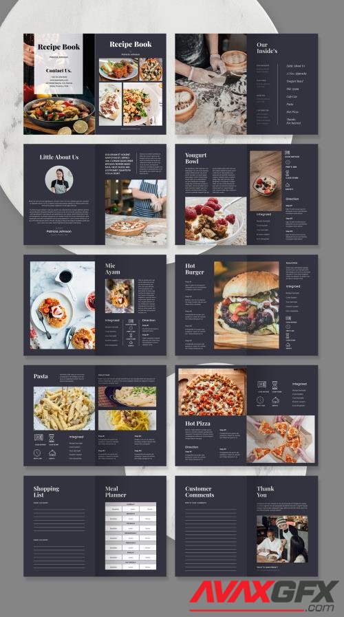 Adobestock - Cookbook Layout 520881549