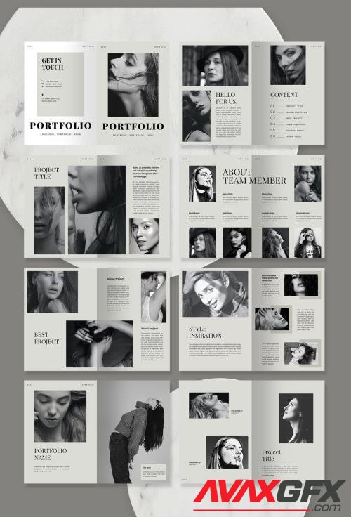 Adobestock - Portfolio Layout 520881552