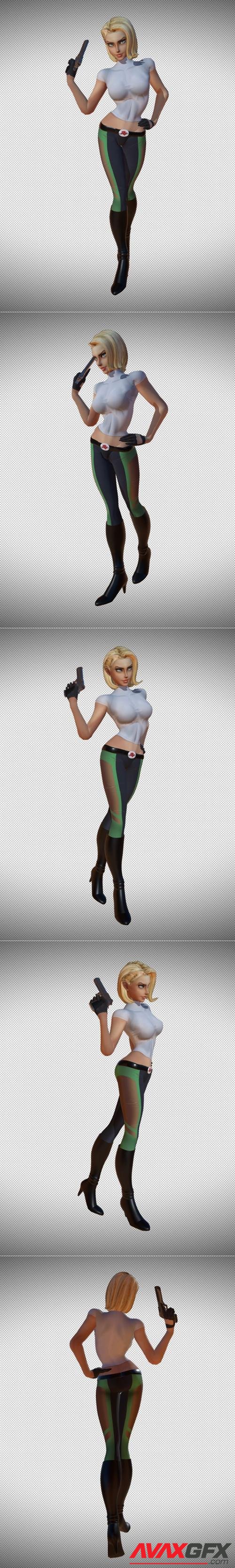 Danger Girl Abbey CHASE – 3D Print