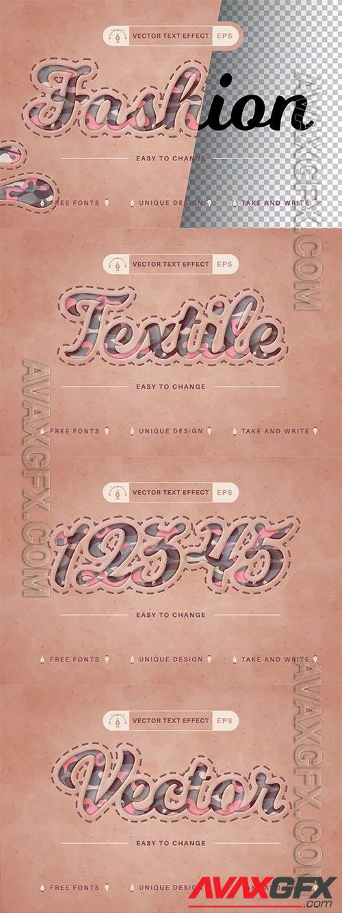 Fashion - editable text effect, font style