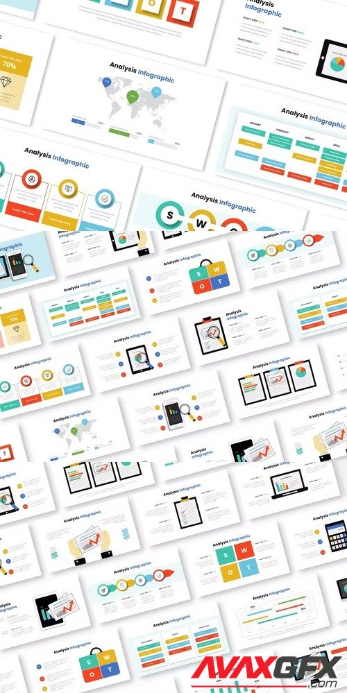 Analysis Infographic Powerpoint, Keynote and Google Slides