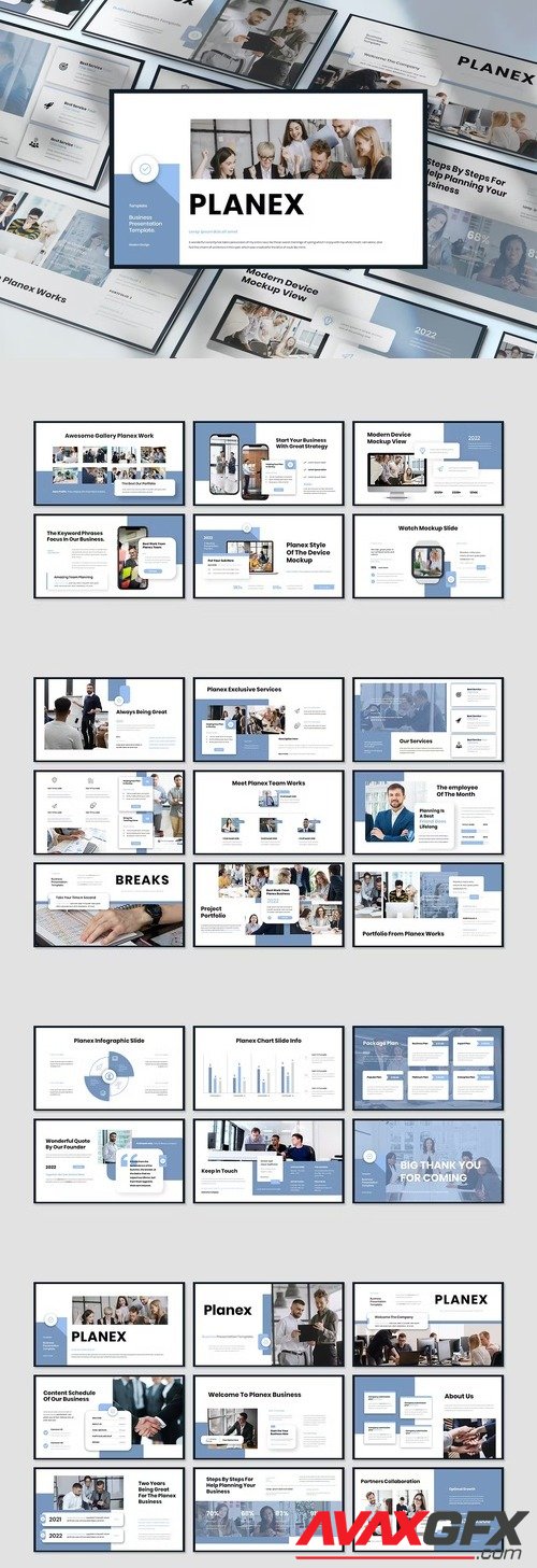 Planex - Business Presentation - Powerpoint, Keynote and Google Slides Template