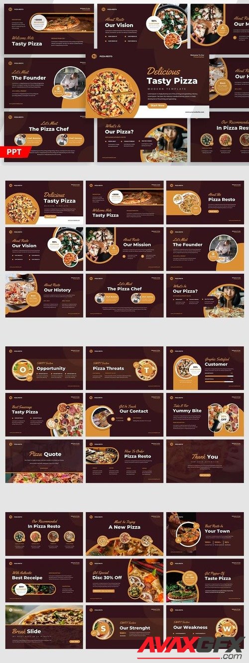 Pizza Tasty - Powerpoint Templates