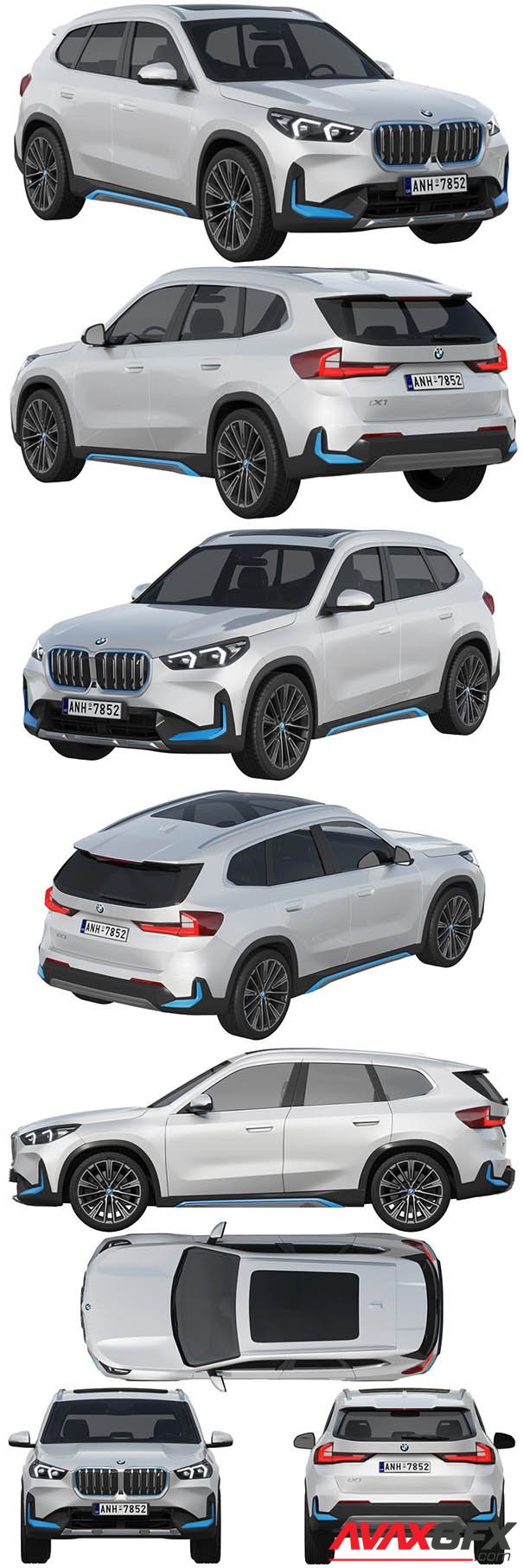 BMW iX1 2022 3D Model
