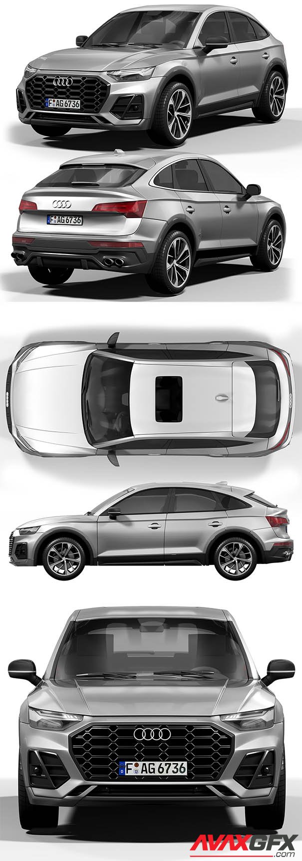 Audi SQ5 Sportback 3D Model