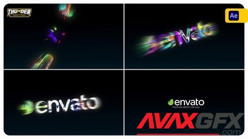 Videohive - Colorful Light Rays Logo Reveal 42521063