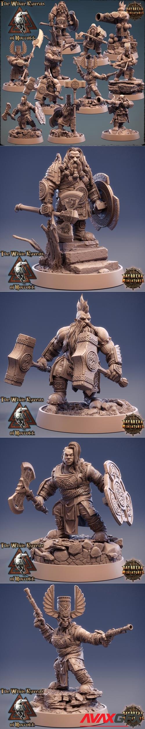 Daybreak Miniatures - The White Ravens of Norrokk – 3D Print