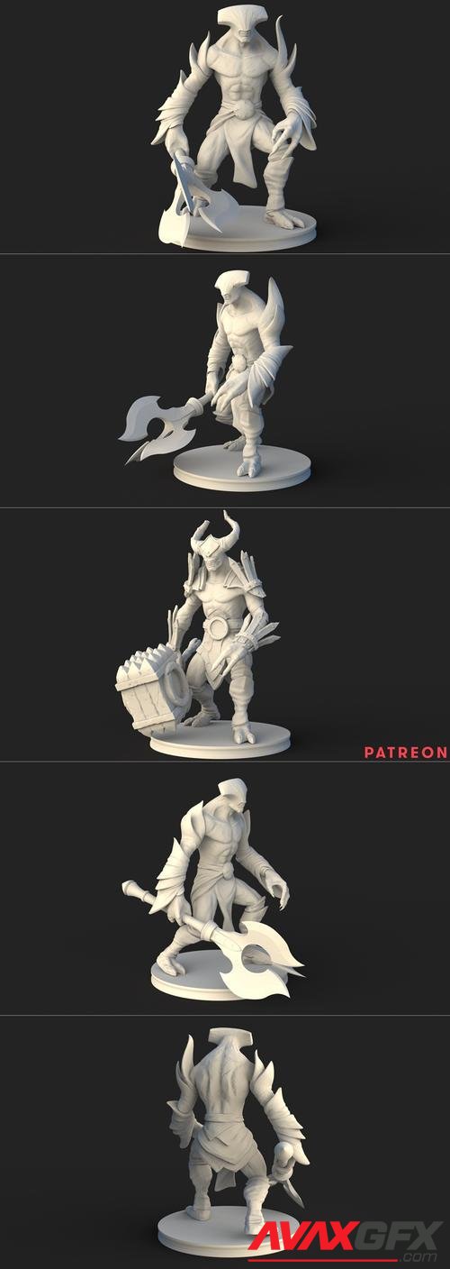 Dota 2 - Fanart Faceless Void – 3D Print