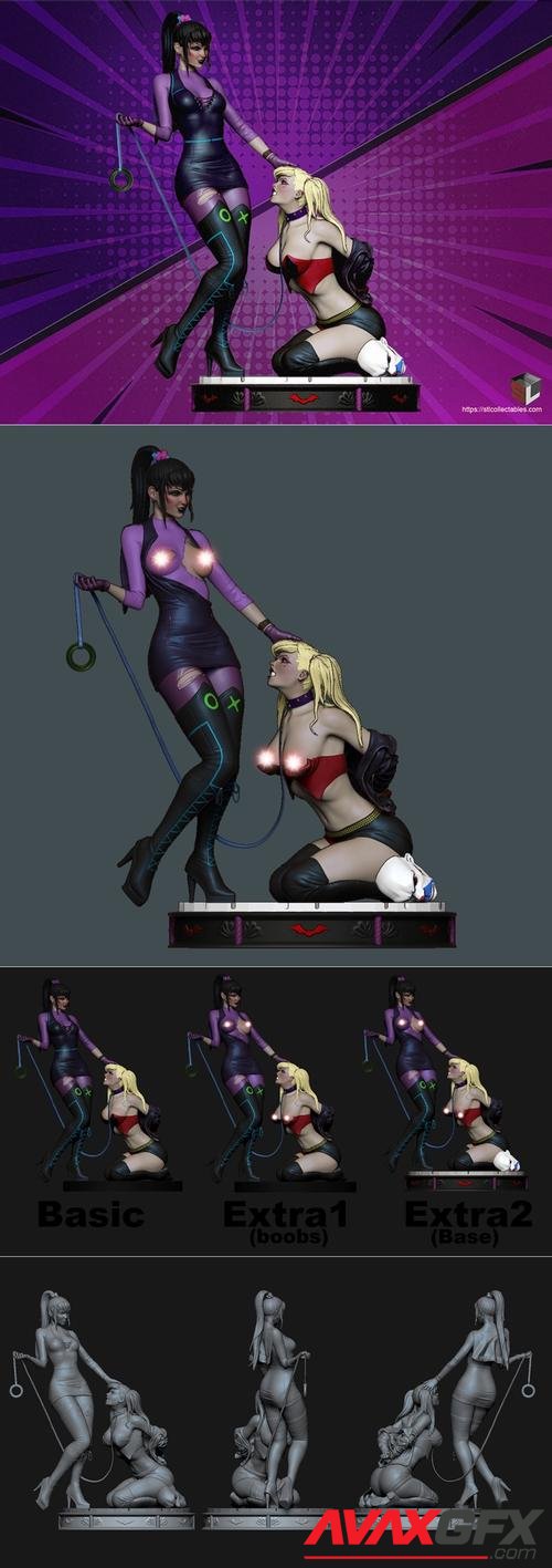 Punchline and Harley – 3D Print