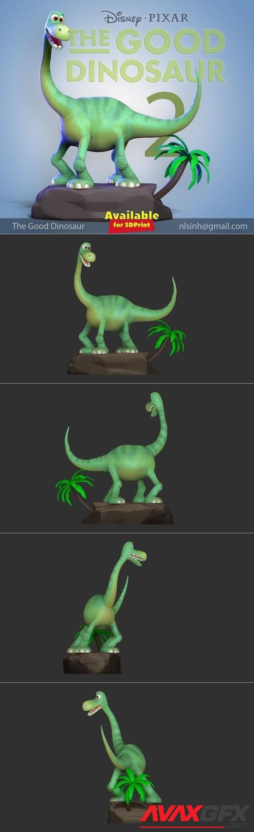 The Good Dinosaur - Fanart – 3D Print