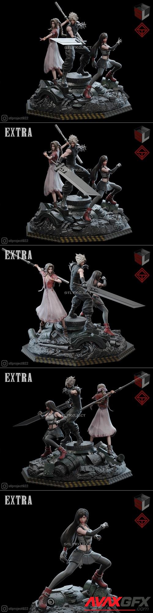 FInal Fantasy 7 Diorama – 3D Print