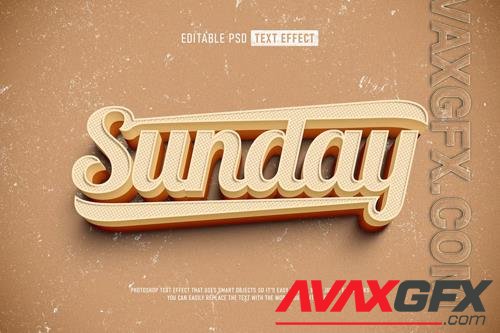 Sunday Style Text Effect