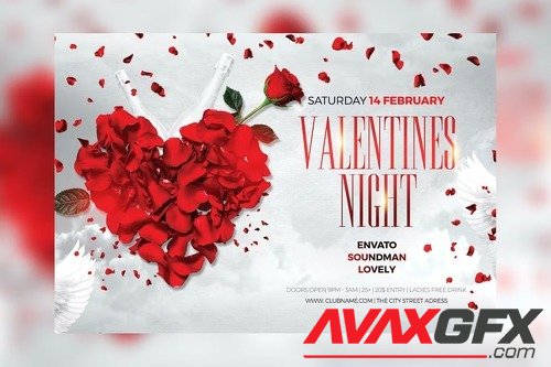 Valentines Night Flyer MBX4VQW