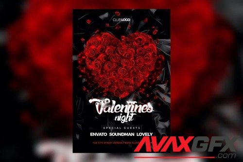 Valentines Night Flyer WVDYDL5