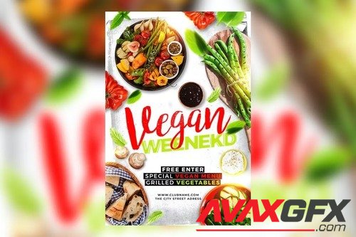 Vegan Weekend Flyer XWVFYZA