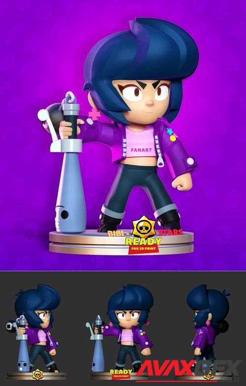 Bibi - Brawl Stars Fanart – 3D Print