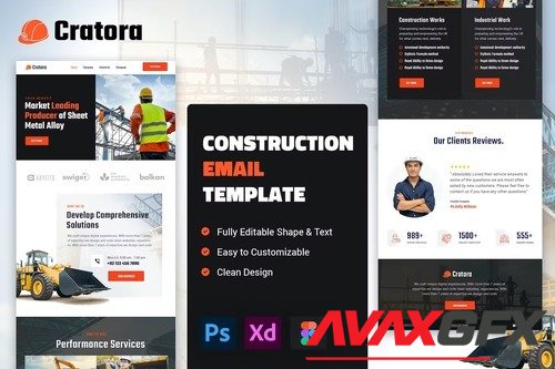 Construction Service Email Template PZQMKF4