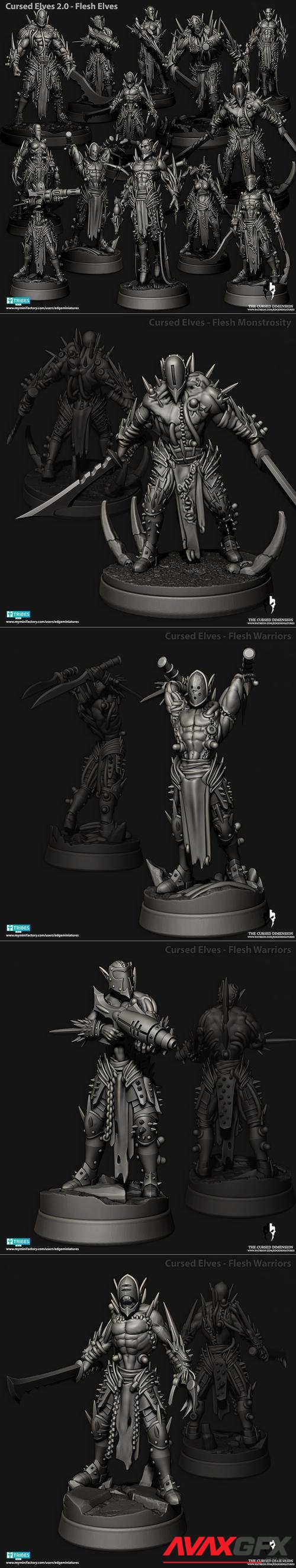 Cursed Elves Flesh – 3D Print