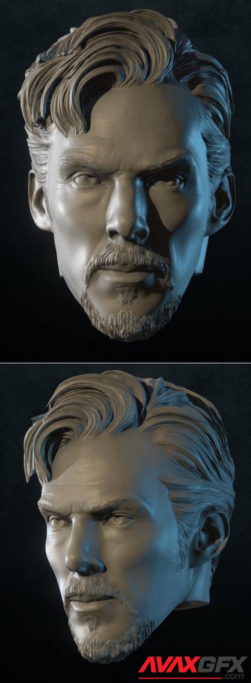 Dr Strange Head Marvel – 3D Print