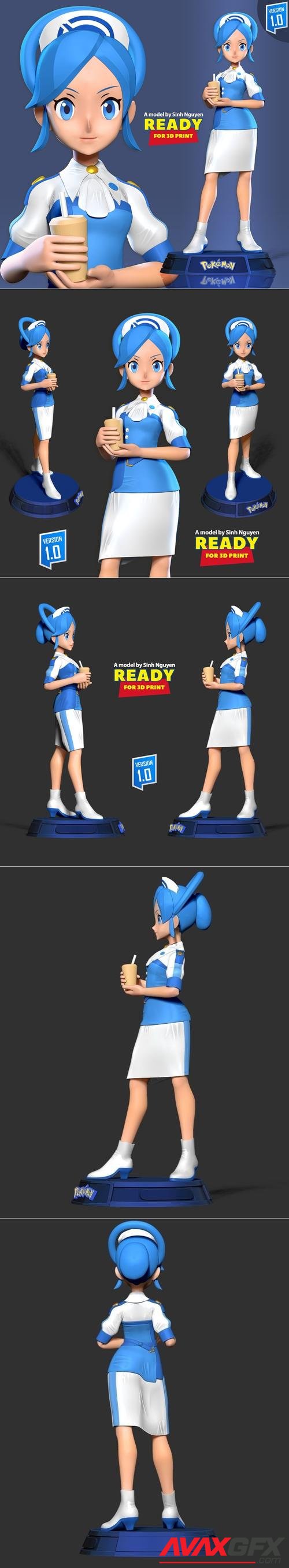 Tricia - Pokemon Masters Fanart – 3D Print