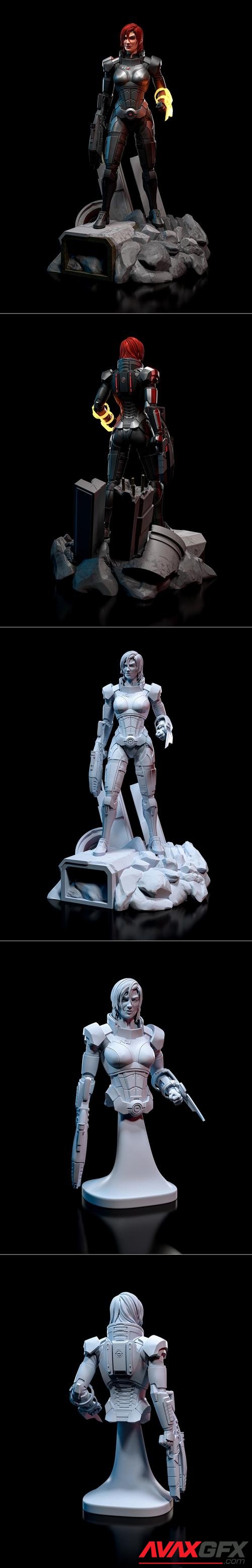 Commander Shepard Female – 3D Print