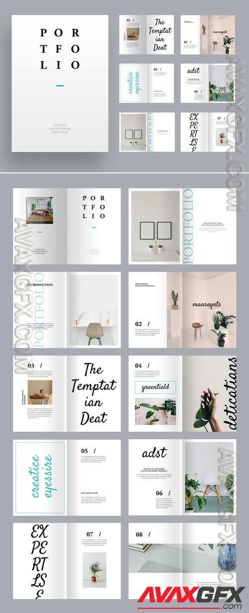 Adobestock - Multipurpose Portfolio Layout 521067557