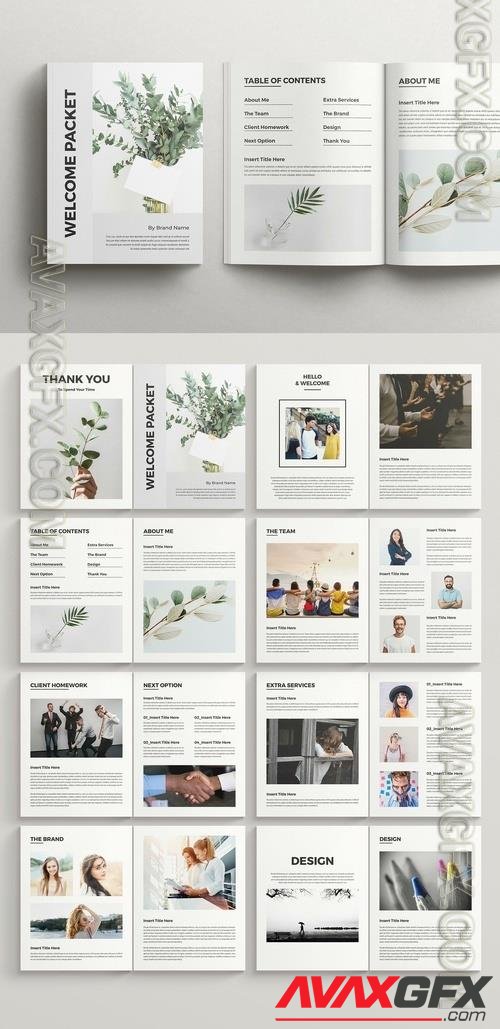 Adobestock - Client Welcome Layout Magazine 521099153