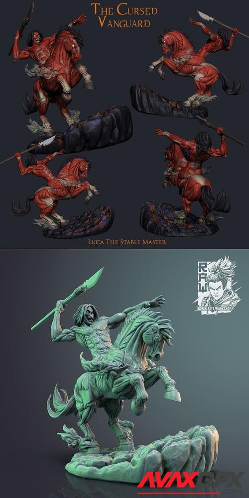 Ronin Arts Workshop - Horseman Luca – 3D Print