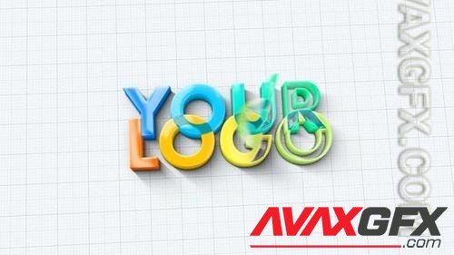 Videohive - Glossy Logo Build-Up 42731349